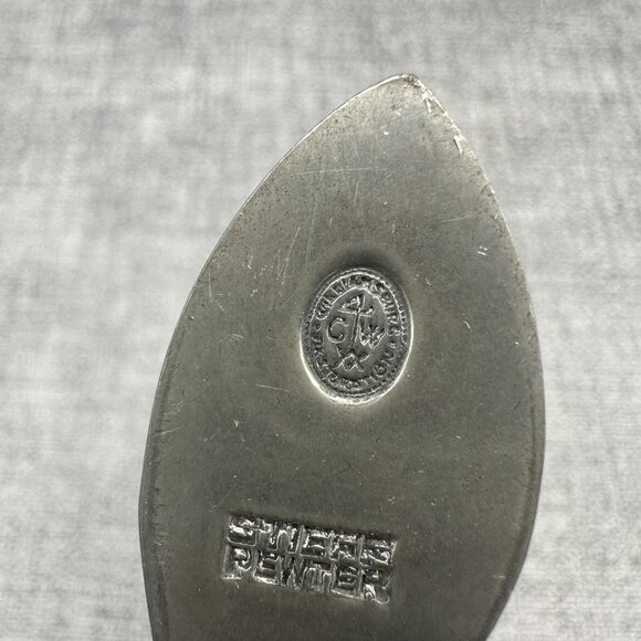 Vintage Pewter Scoop Stieff Williamsburg 4 ¾” Apothecary Ice Tea Sugar Caddy - Picture 4 of 10